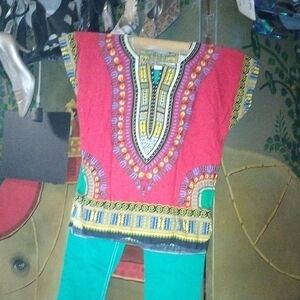 Colorful Kids Dashiki Shirt